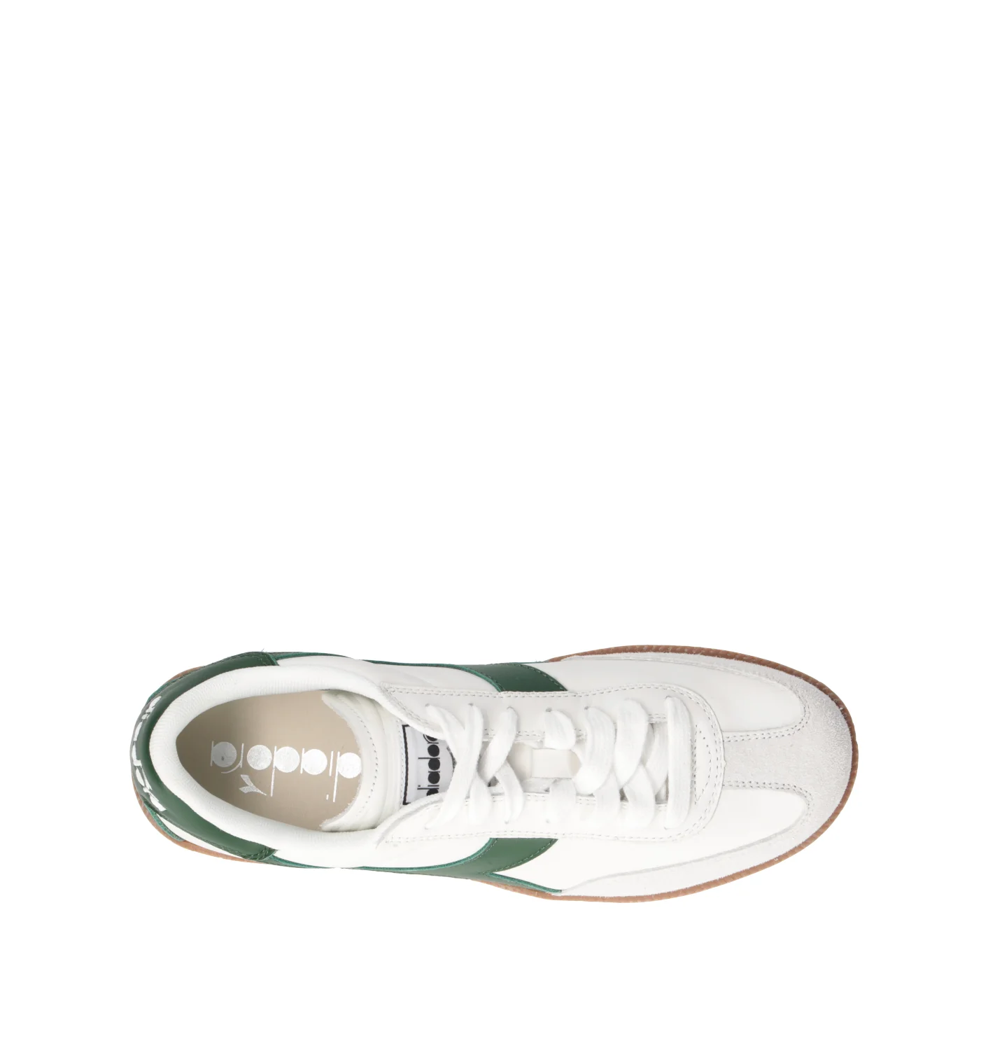 DIADORA TRAINER Sneaker uomo bianca/verde in pelle - Image 5