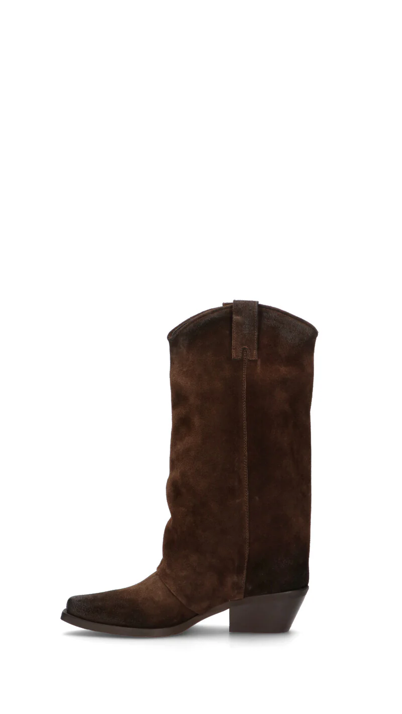 DOROTHYD Stivale donna testa di moro in suede - Image 4