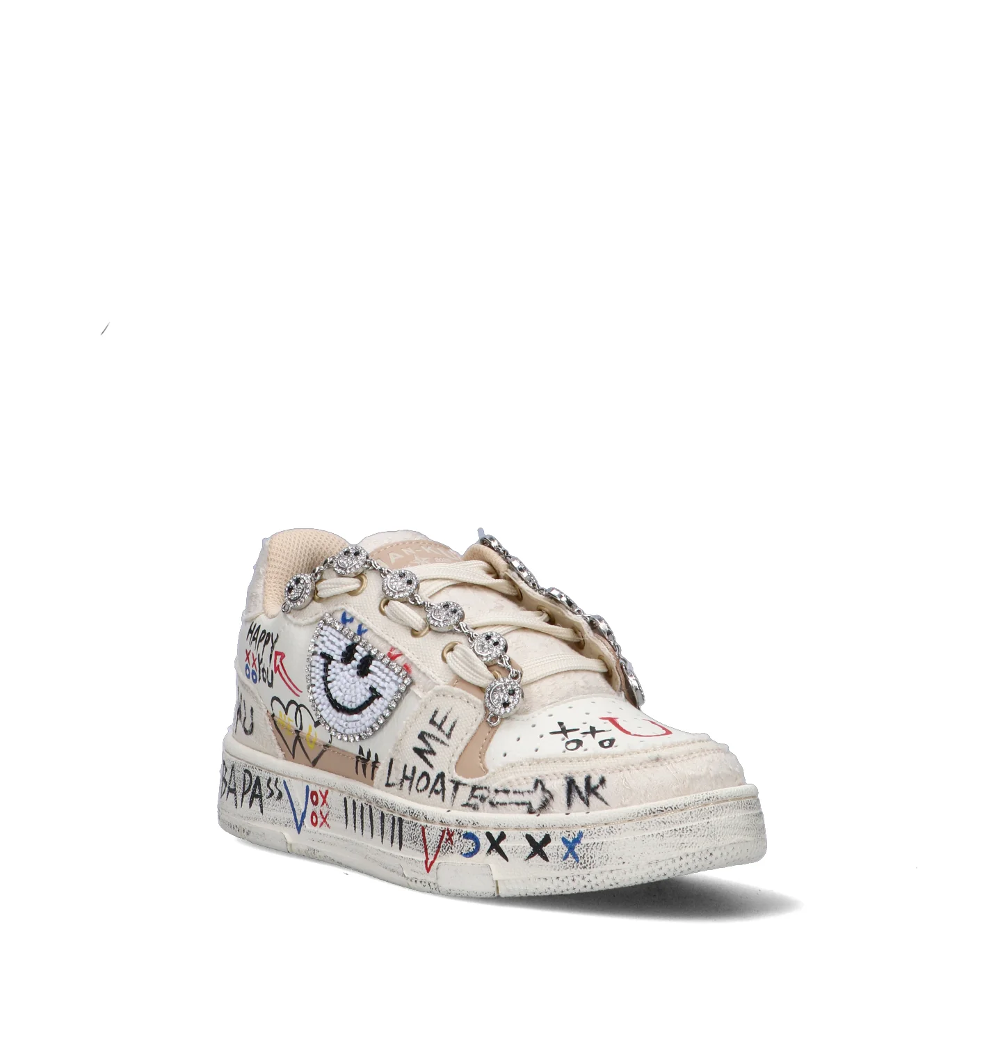 NANKU Sneaker donna bianca - Image 2