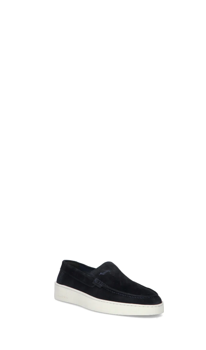 HARMONT&BLAINE Sneaker uomo blu in suede - Image 2