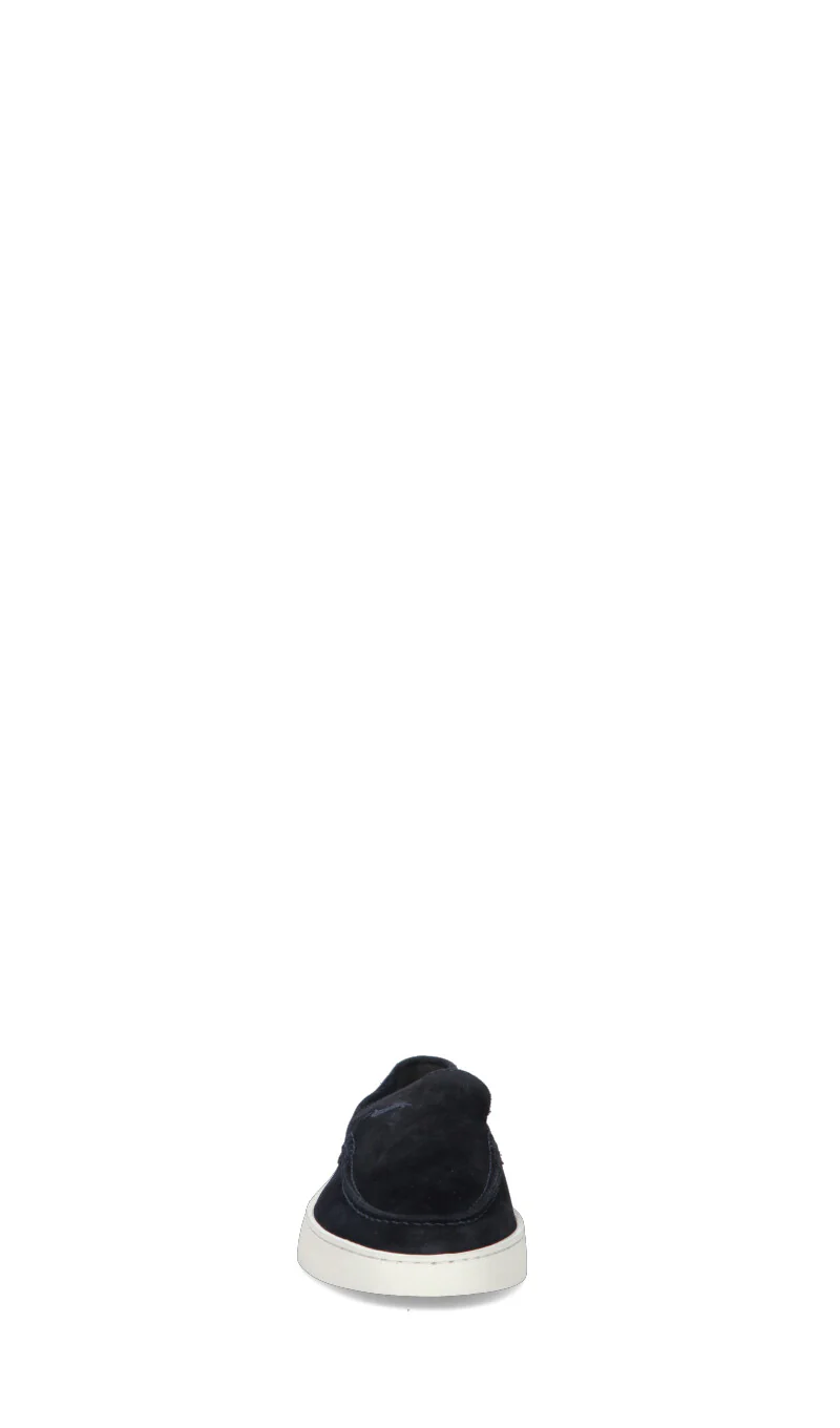 HARMONT&BLAINE Sneaker uomo blu in suede - Image 3