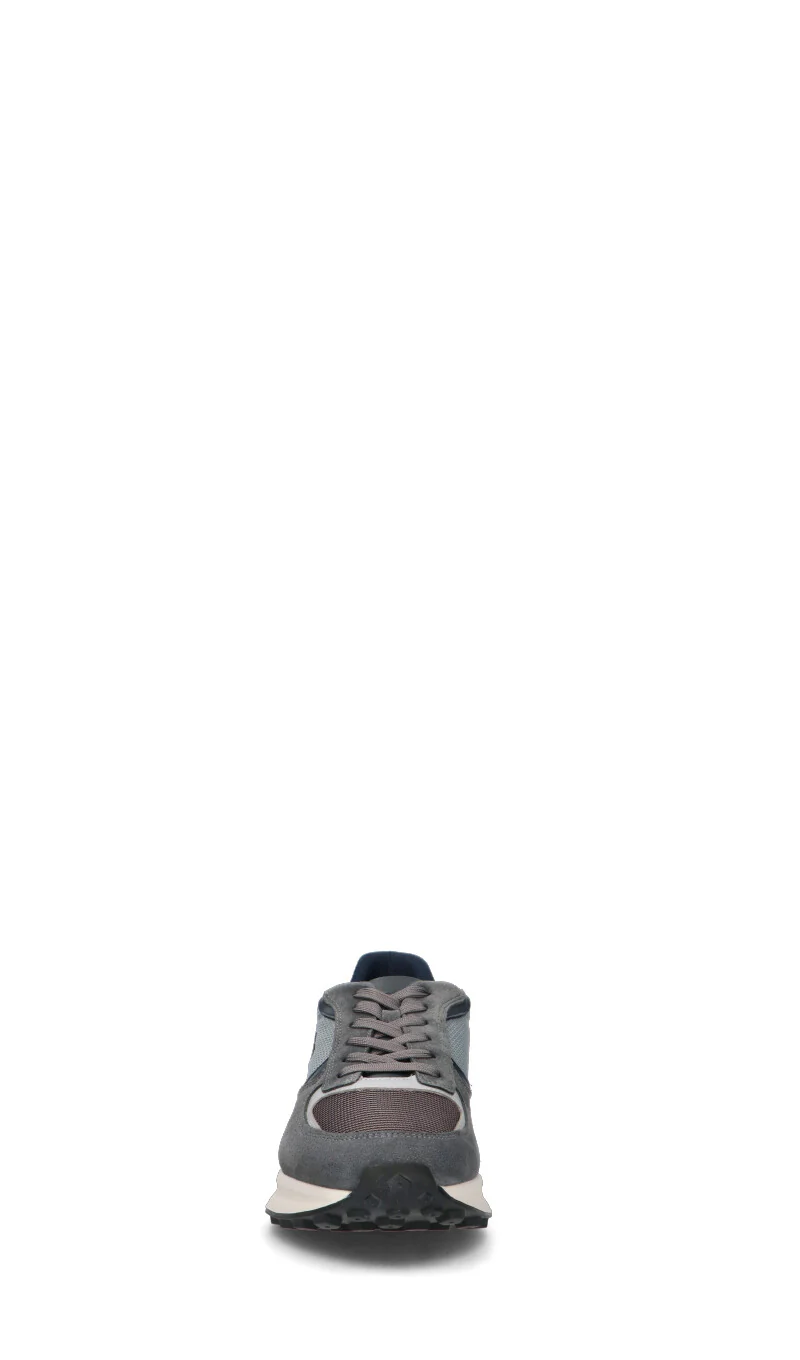 HARMONT&BLAINE Sneaker uomo grigia in suede - Image 3