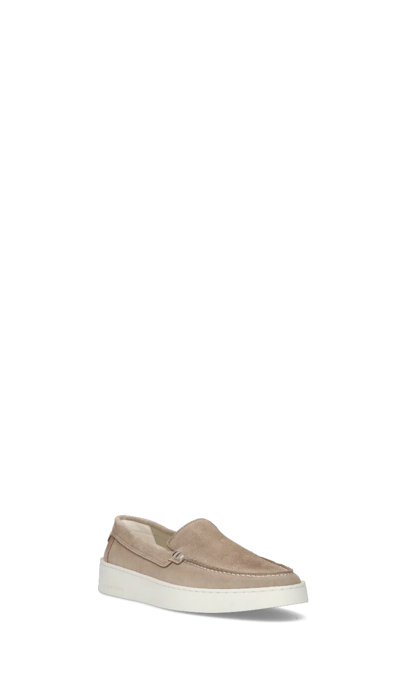 HARMONT&BLAINE Mocassino uomo beige in suede - Image 2
