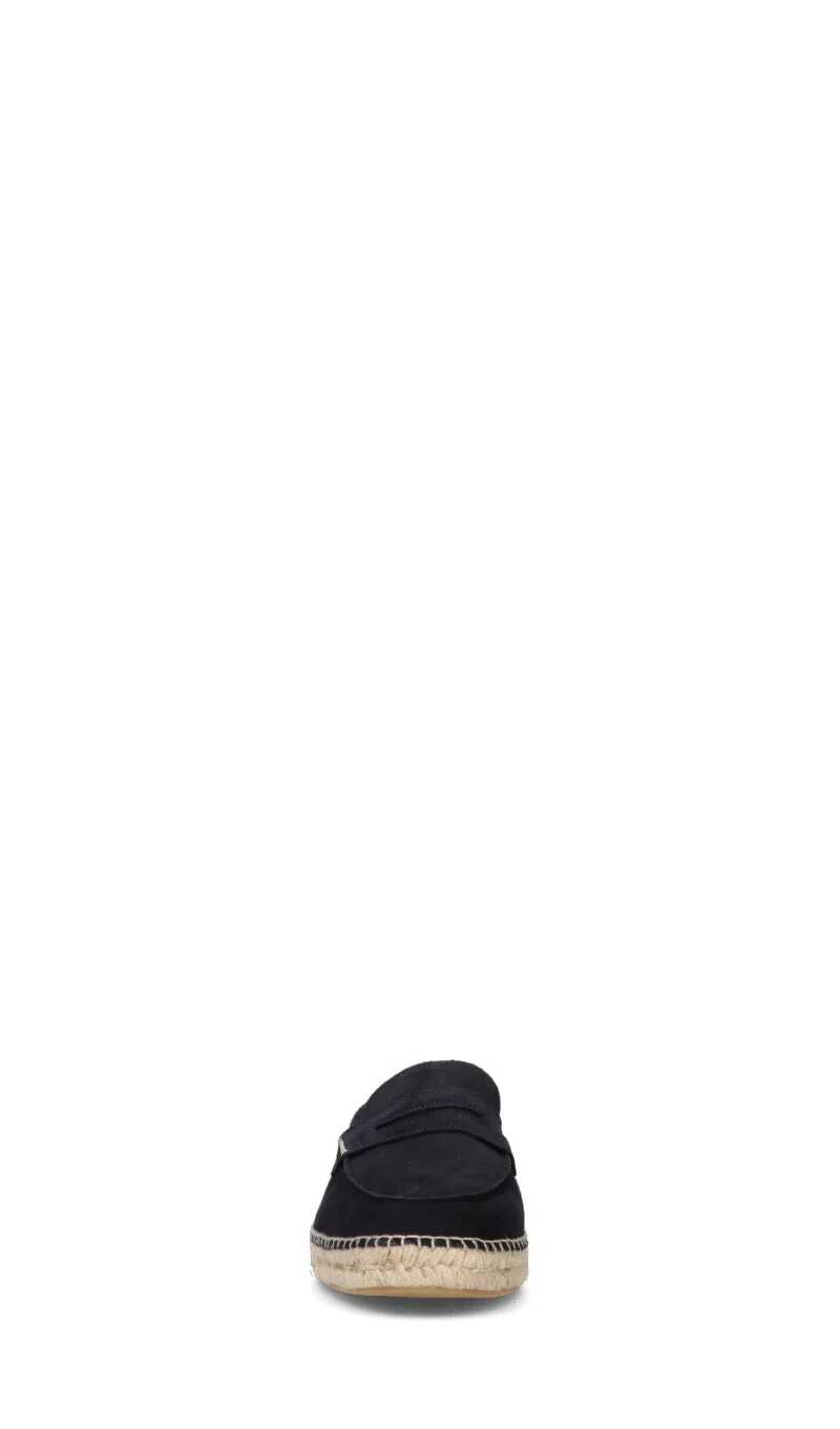 HARMONT&BLAINE Mocassino uomo blu in suede - Image 3