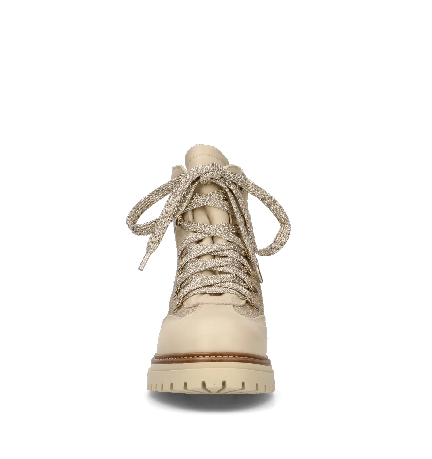 ELENA Polacco donna beige in pelle - Image 3