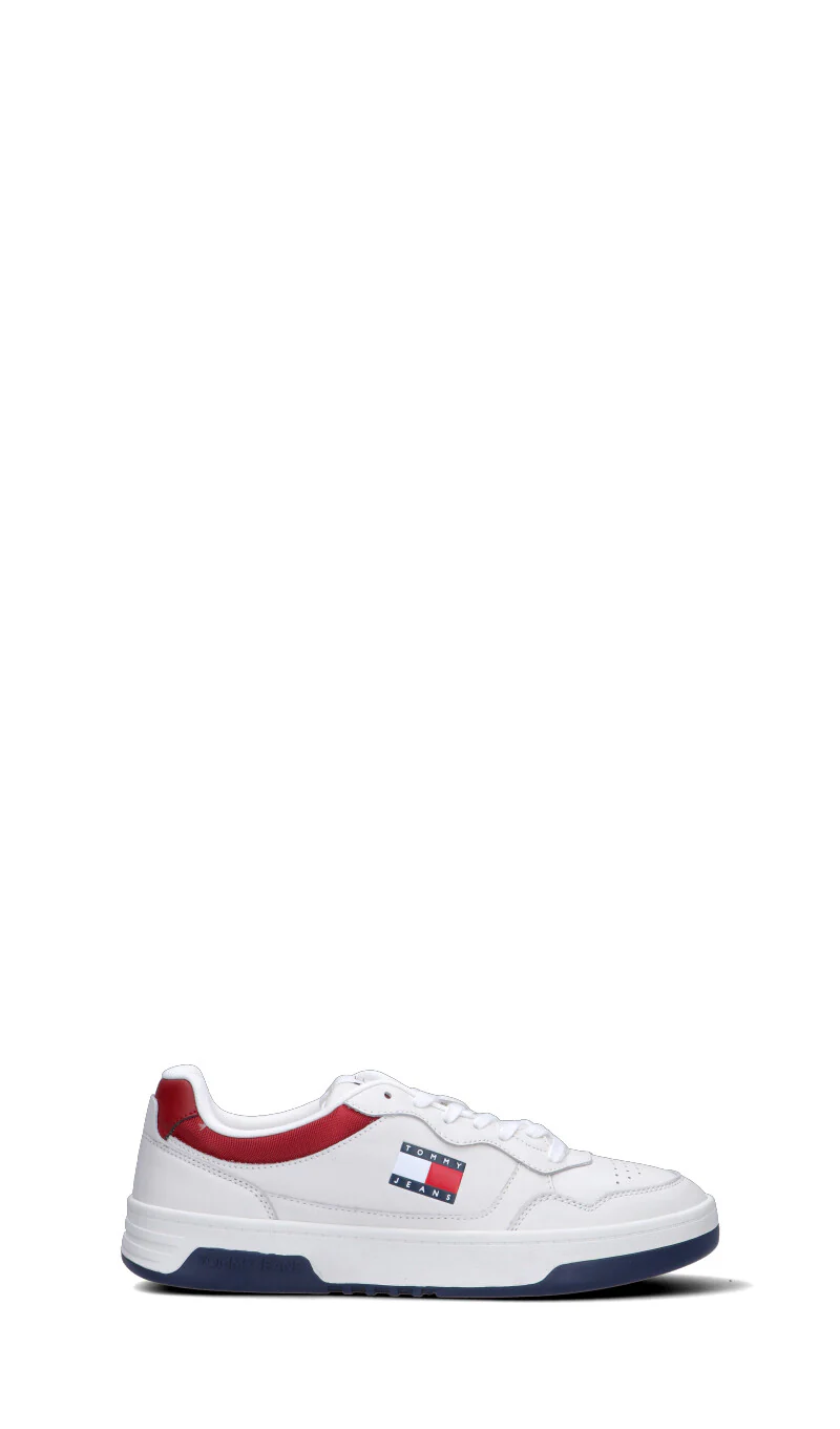 TOMMY HILFIGER JEANS Sneaker umo bianca in pelle
