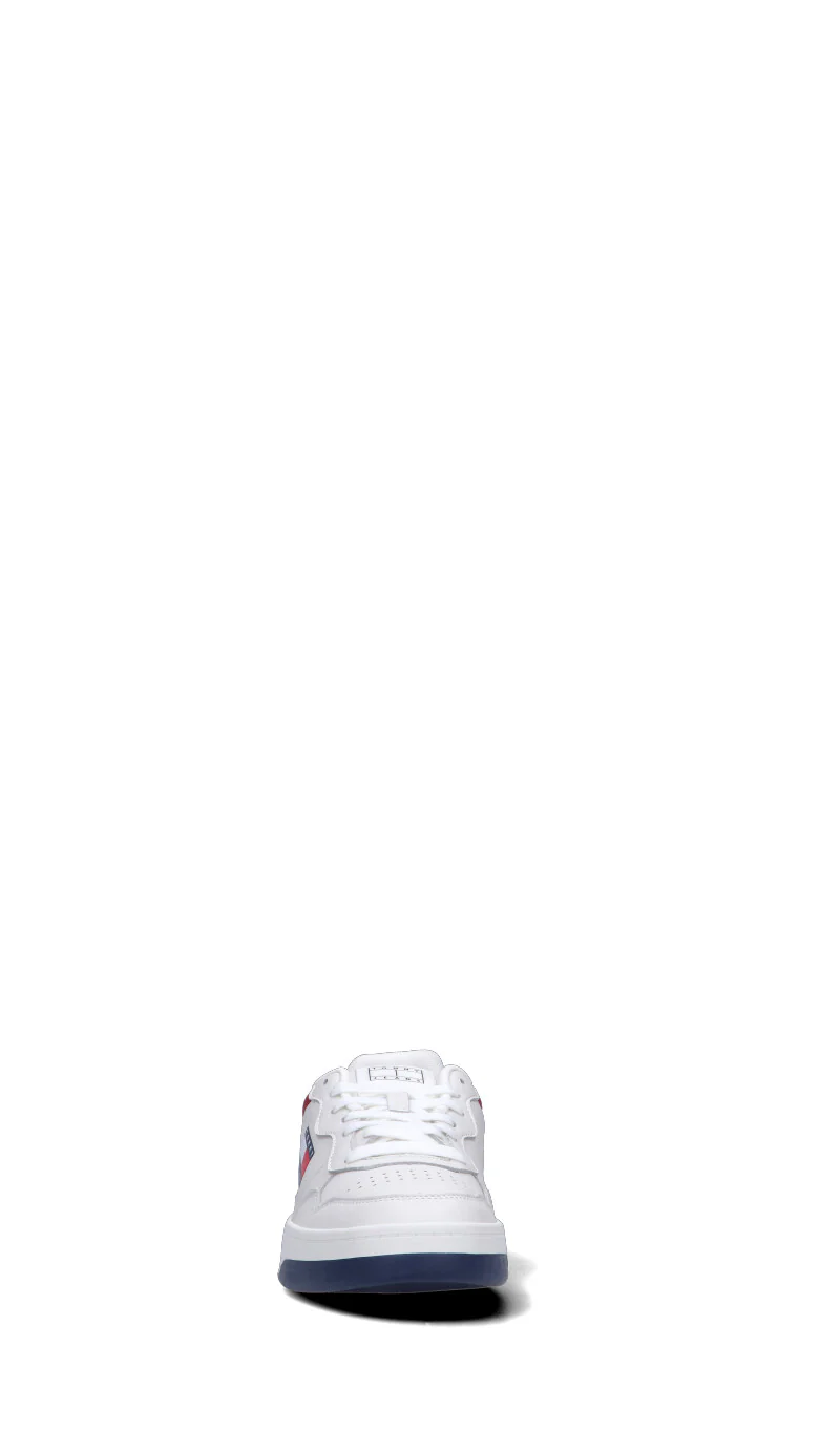 TOMMY HILFIGER JEANS Sneaker umo bianca in pelle - Image 3