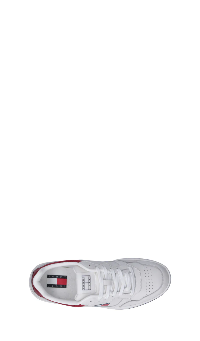 TOMMY HILFIGER JEANS Sneaker umo bianca in pelle - Image 5