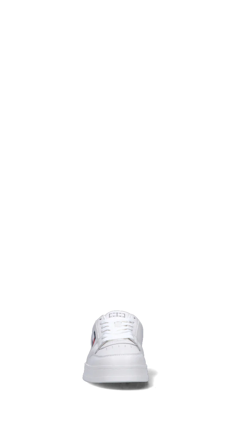 TOMMY HILFIGER JEANS Sneaker uomo bianca in pelle - Image 8