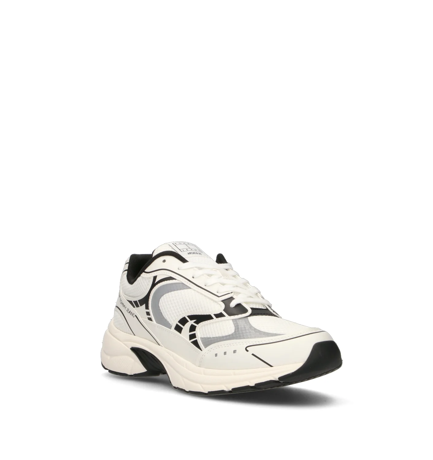 TOMMY HILFIGER JEANS Sneaker uomo bianca/nera - Image 2