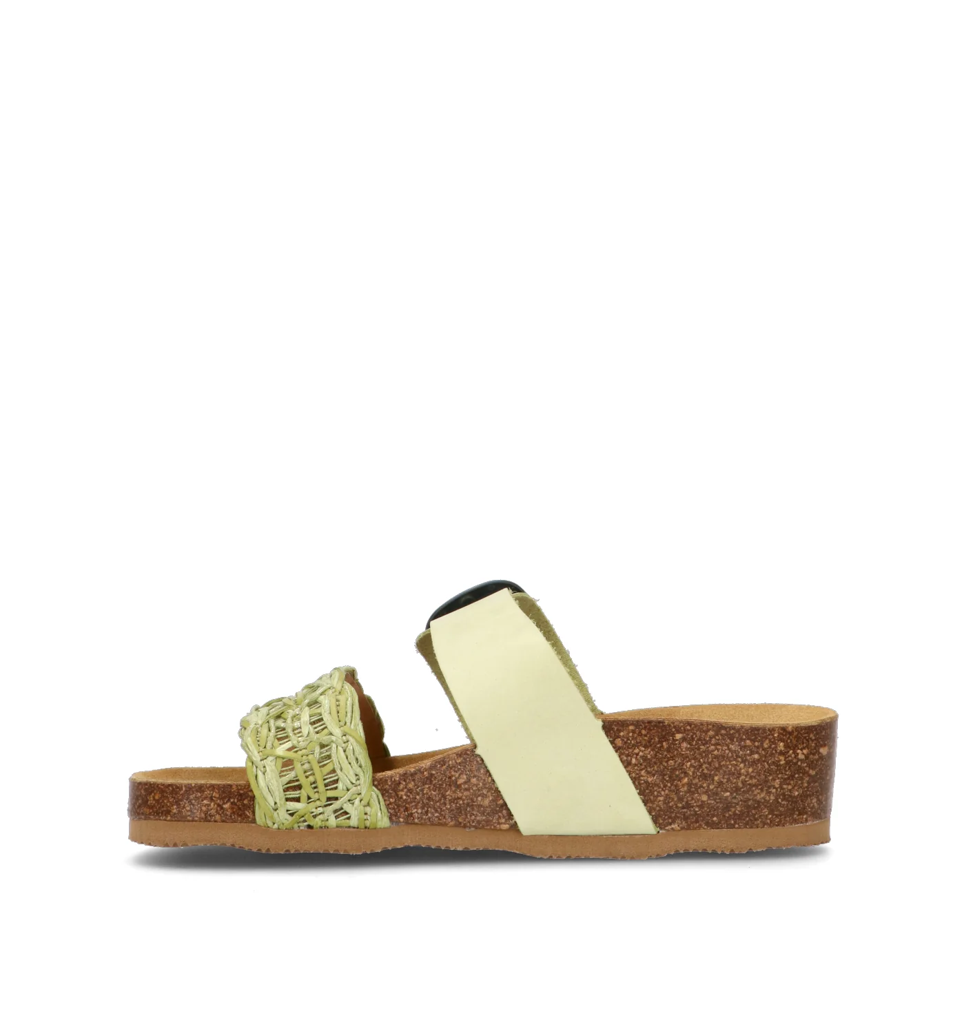 EMIDI' Ciabatta donna verde in pelle - Image 4