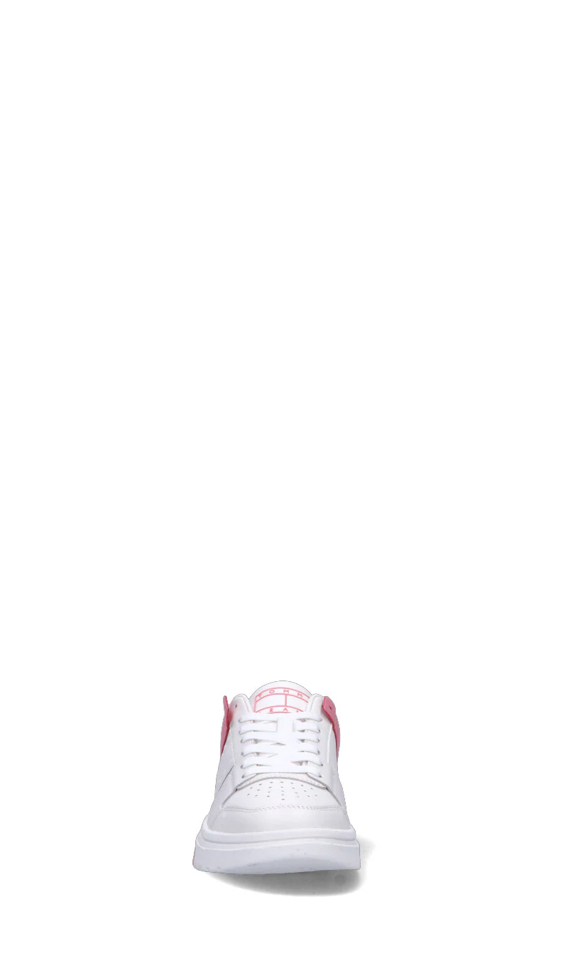 CALVIN KLEIN Sneaker donna bianca/rosa in pelle - Image 3