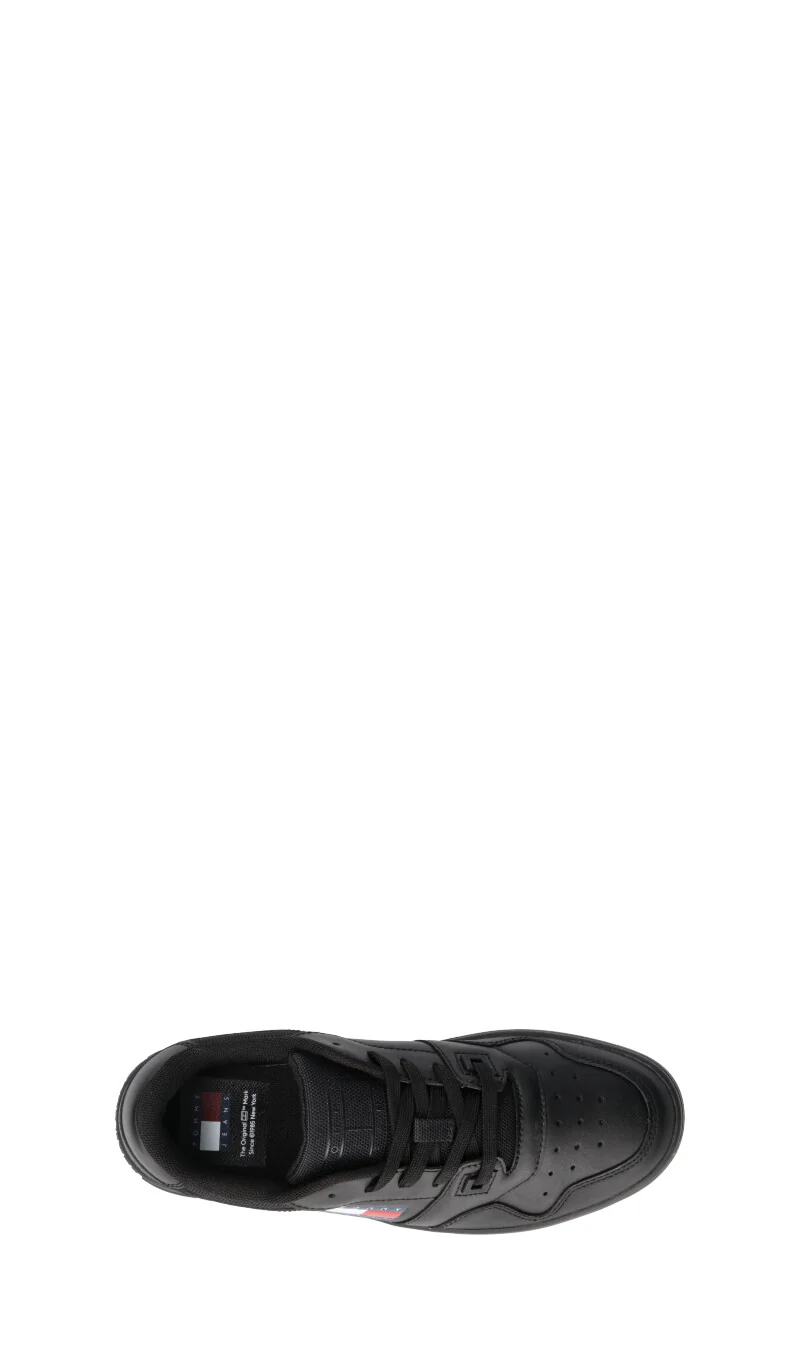 TOMMY HILFIGER JEANS Sneaker donna nera in pelle - Image 10