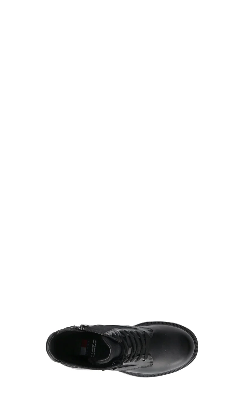 TOMMY HILFIGER JEANS polacco donna nero in pelle - Image 5