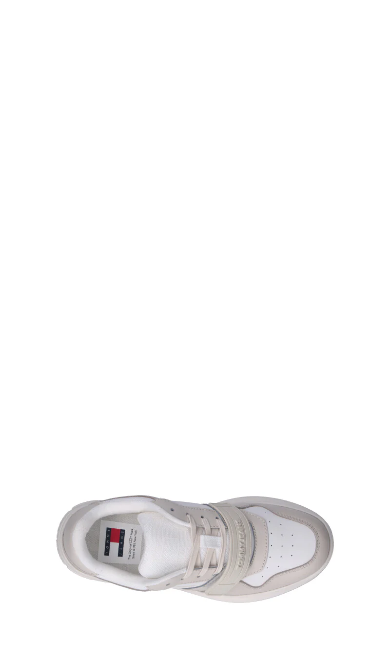 TOMMY HILFIGER JEANS Sneaker donna beige in pelle - Image 5