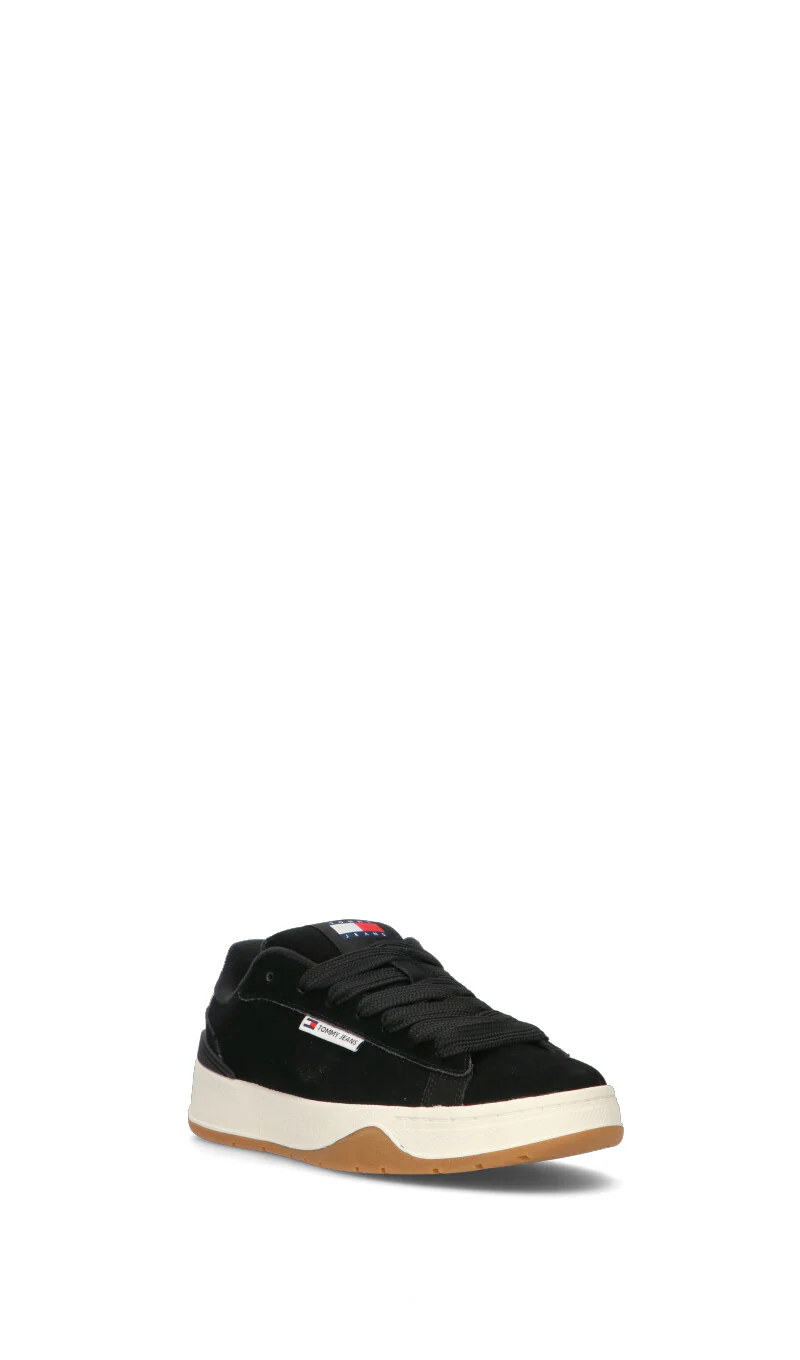 TOMMY HILFIGER JEANS Sneaker donna nera in suede - Image 2