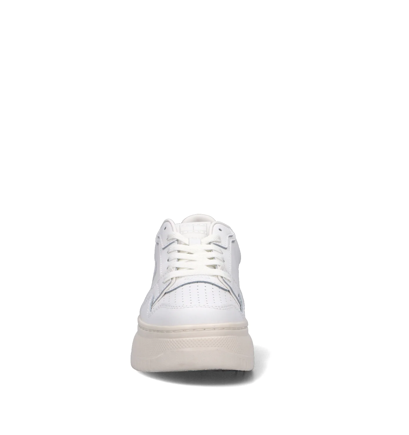 TOMMY HILFIGER JEANS Sneaker donna bianca in pelle - Image 3