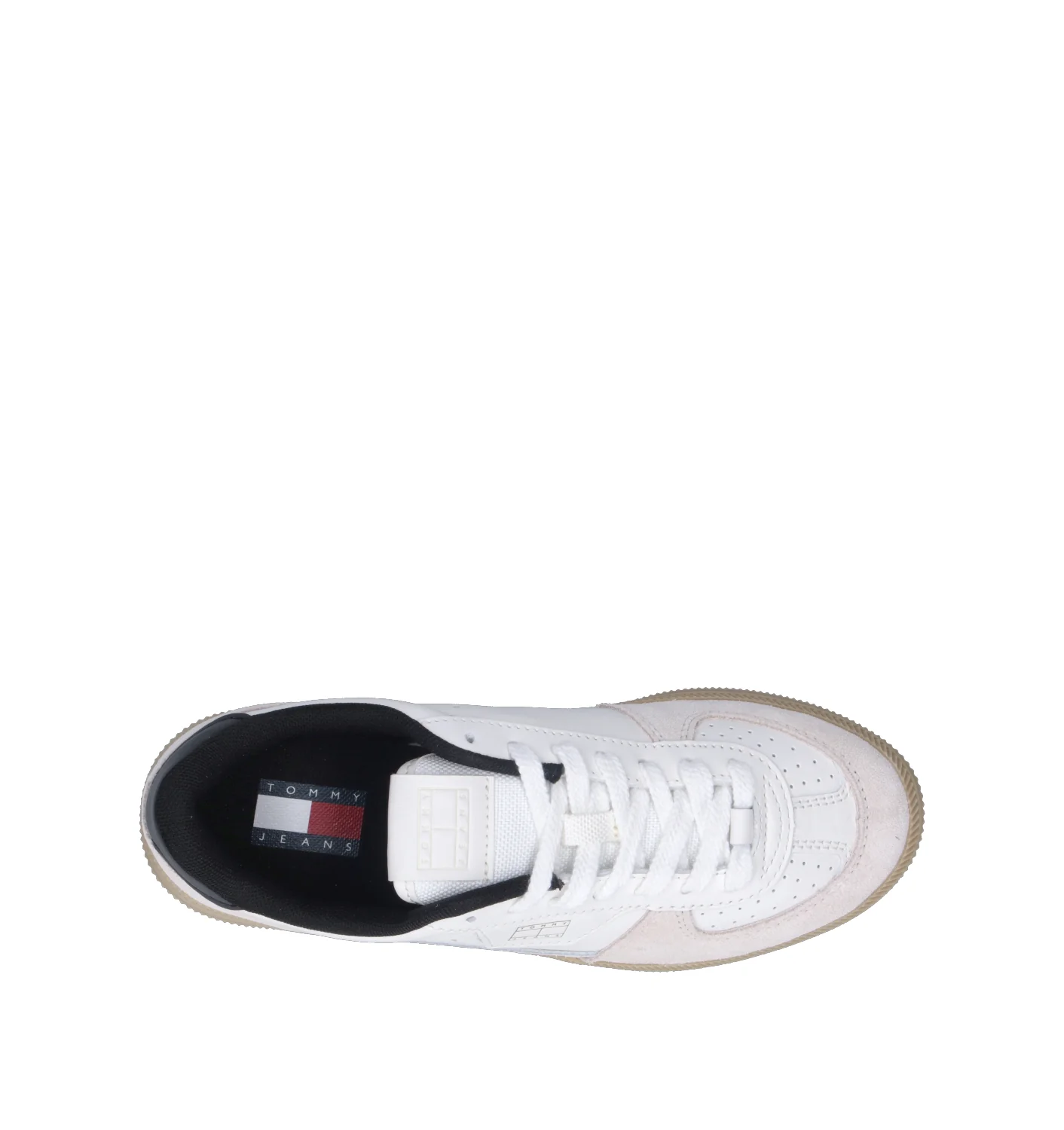 TOMMY HILFIGER JEANS Sneaker donna bianca in pelle - Image 5