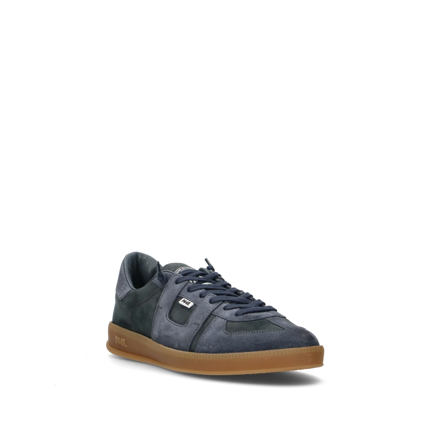 P448 Sneaker uomo blu in nabuk - Image 2