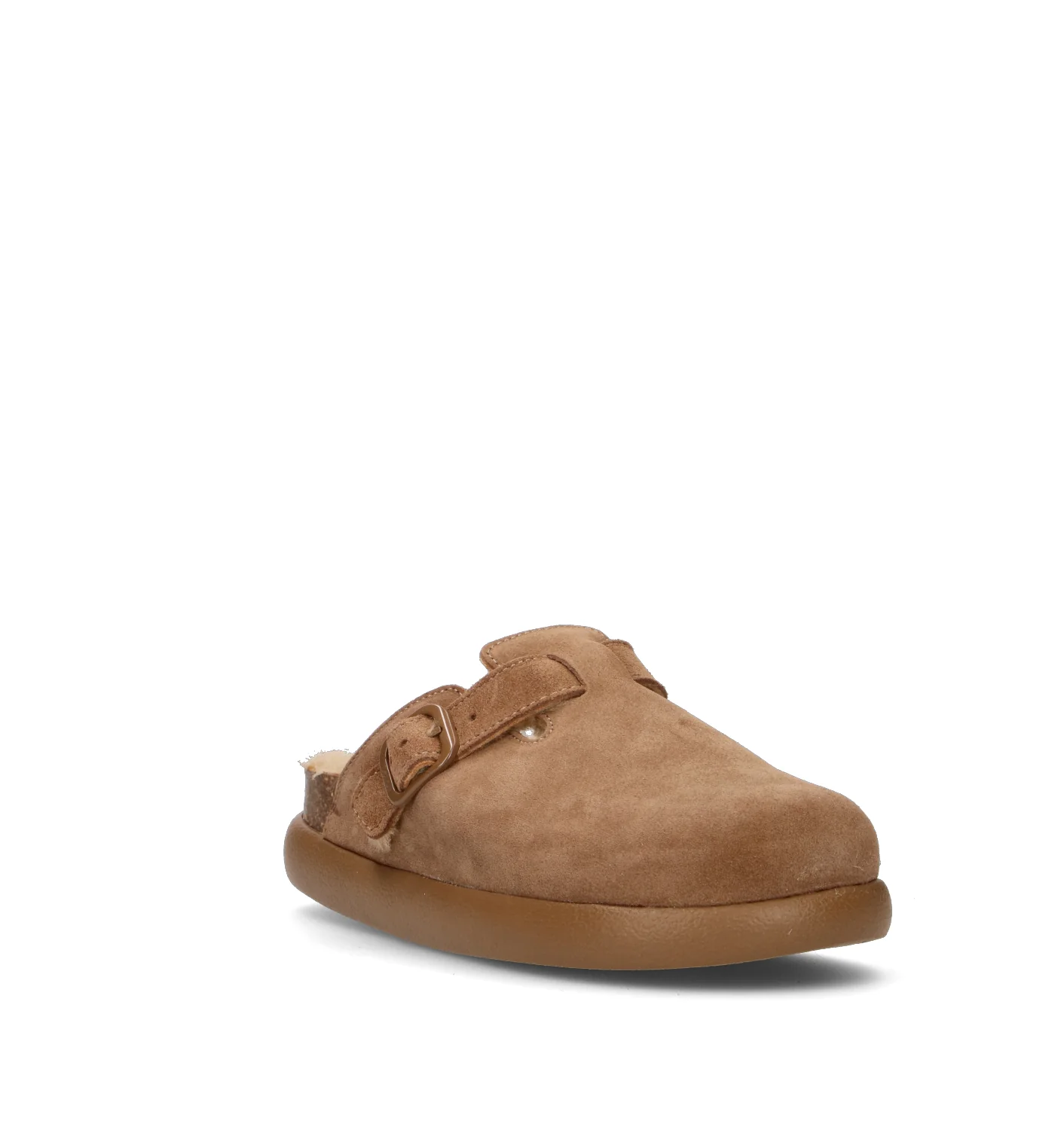 SCHOLL Sabot donna marrone in suede - Image 2