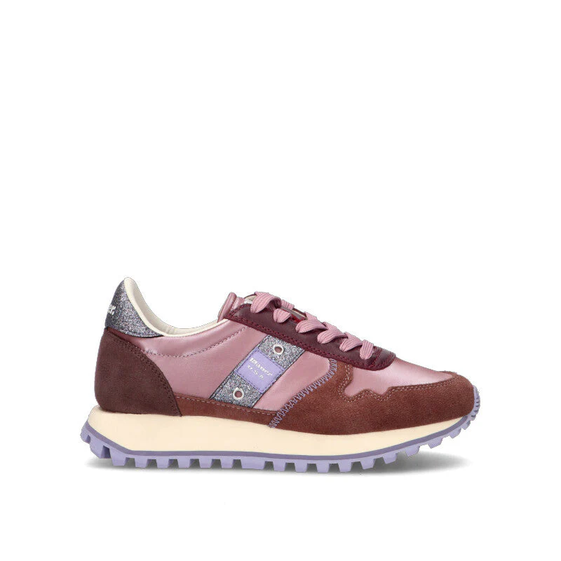 BLAUER Sneaker donna rosa in suede