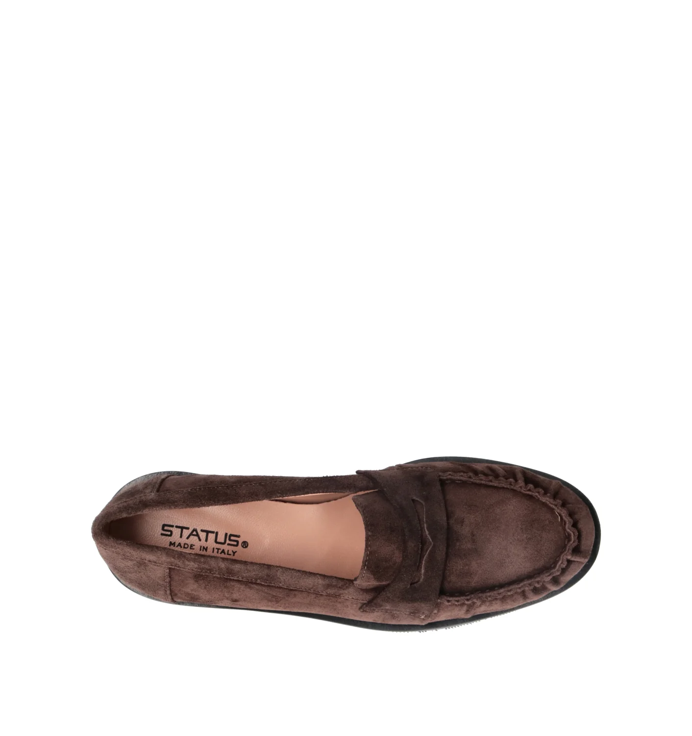 STATUS Mocassino donna marrone in suede - Image 5