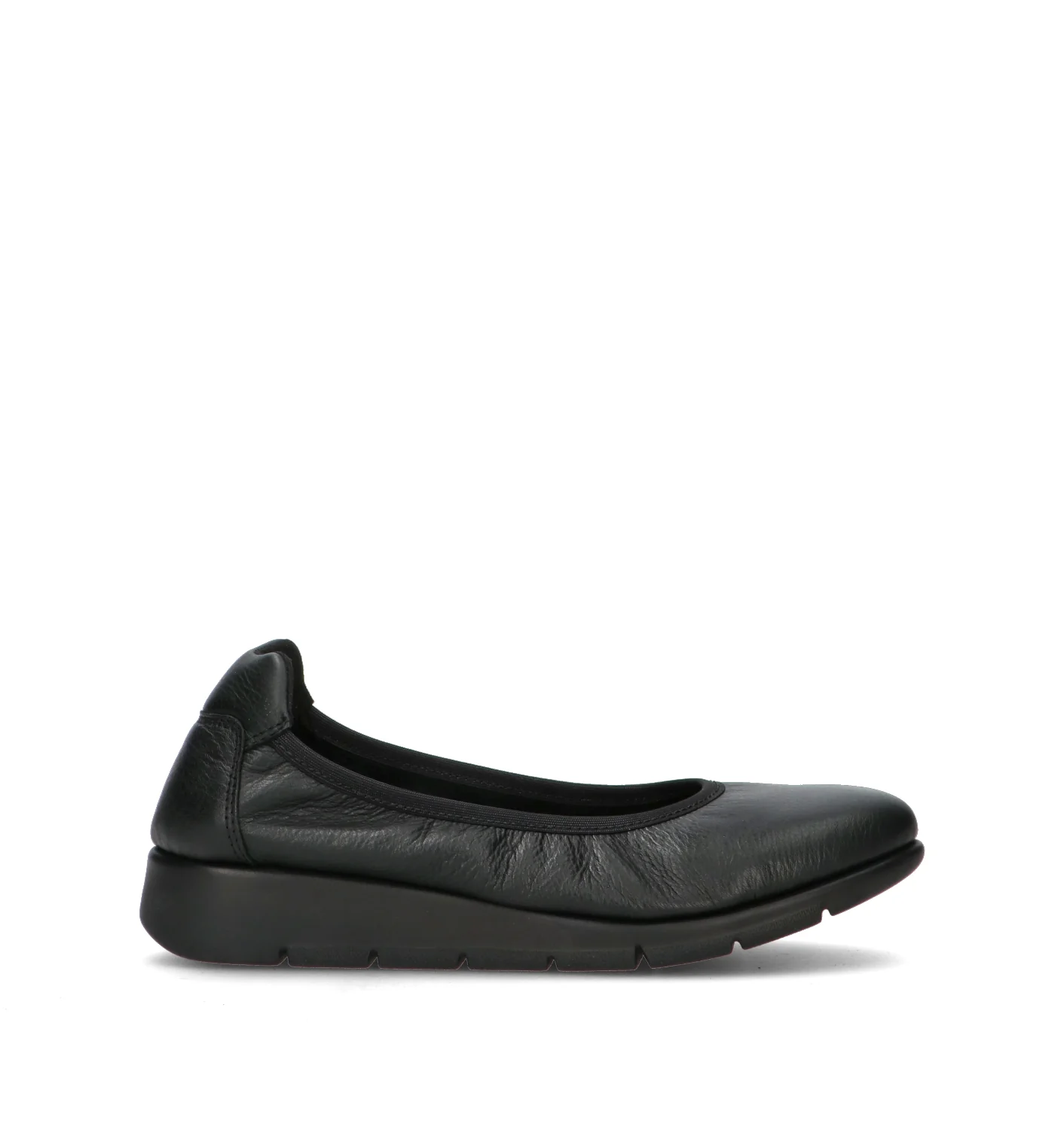 SAYDO Scarpa comfort donna nera in pelle
