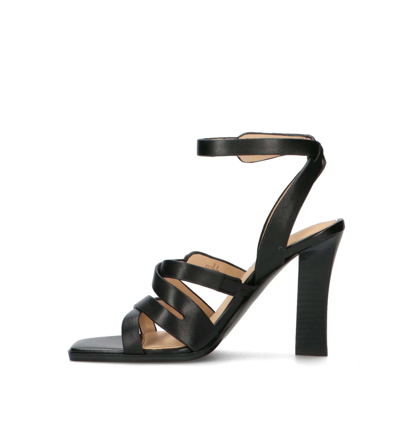 GUESS Sandalo donna nero in pelle - Image 4