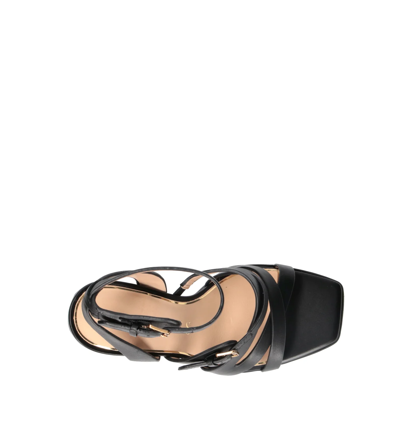 GUESS Sandalo donna nero in pelle - Image 5