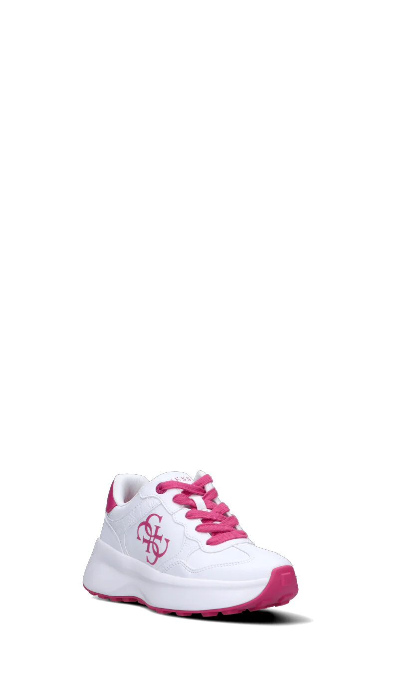 GUESS Sneaker donna bianca/fucsia in pelle - Image 2