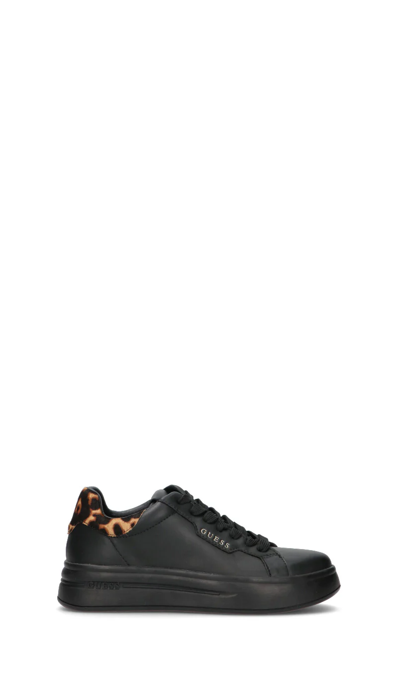 GUESS Sneaker donna nera in pelle