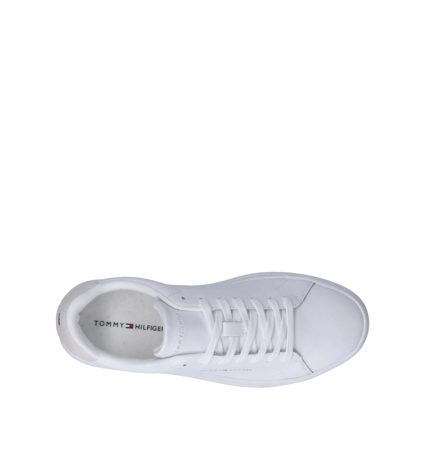 TOMMY HILFIGER Sneaker donna bianca in pelle - Image 5