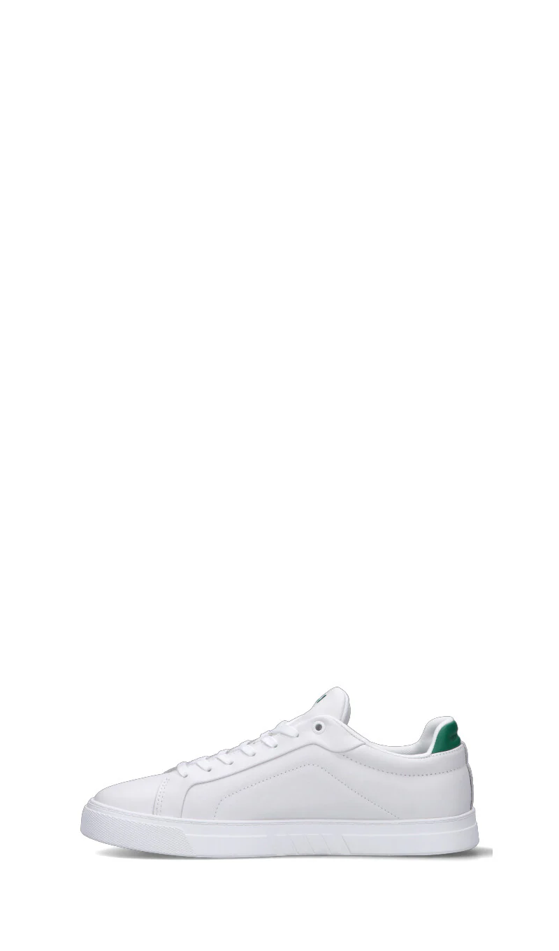 TOMMY HILFIGER Sneaker uomo bianca/verde in pelle - Image 4