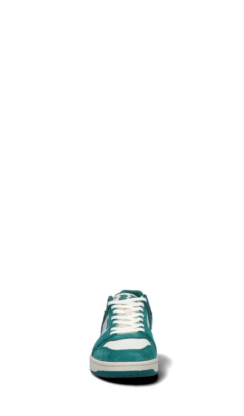 GUESS Sneaker uomo beige/verde in pelle - Image 3
