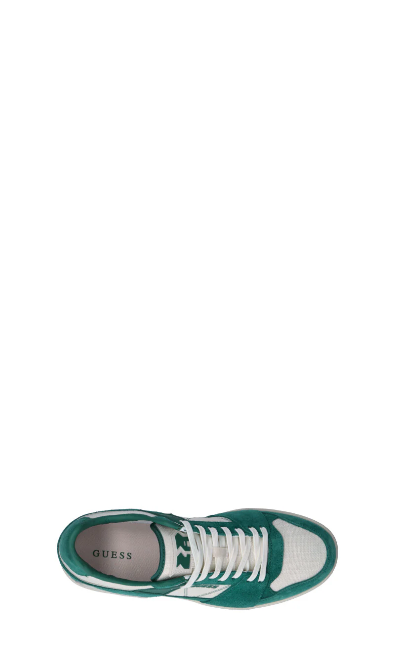GUESS Sneaker uomo beige/verde in pelle - Image 5