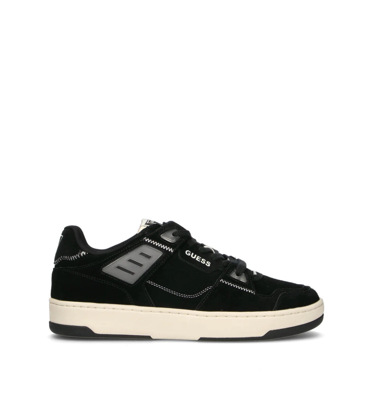 GUESS Sneaker uomo nera in suede