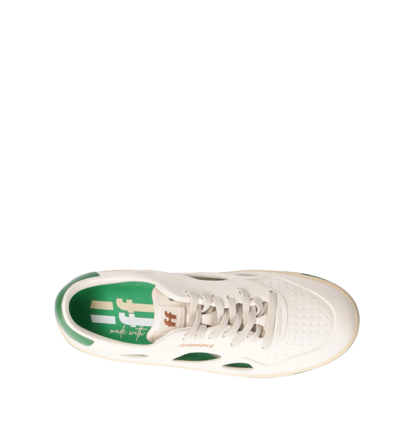 FOAMERS Sneaker uomo bianca/verde - Image 5