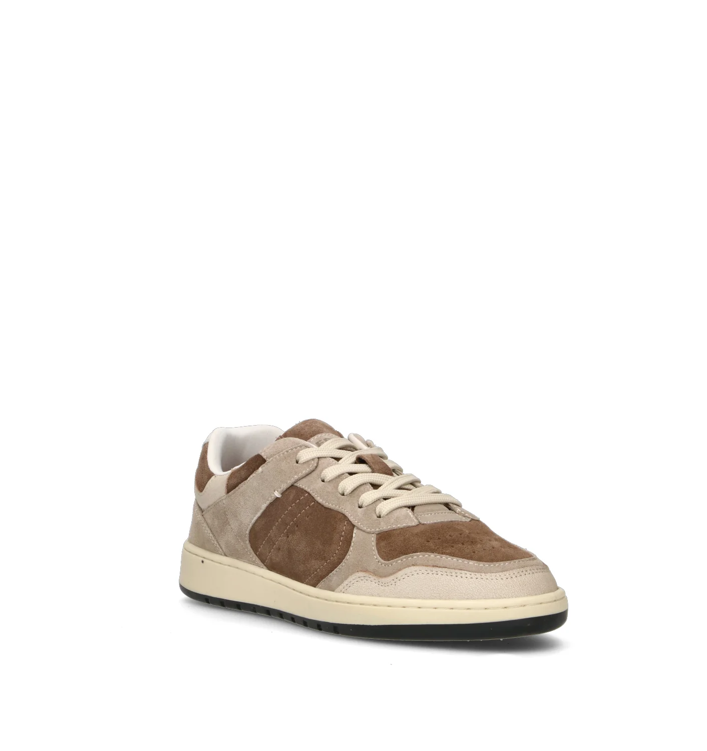 FRAU Sneaker uomo taupe in pelle - Image 2