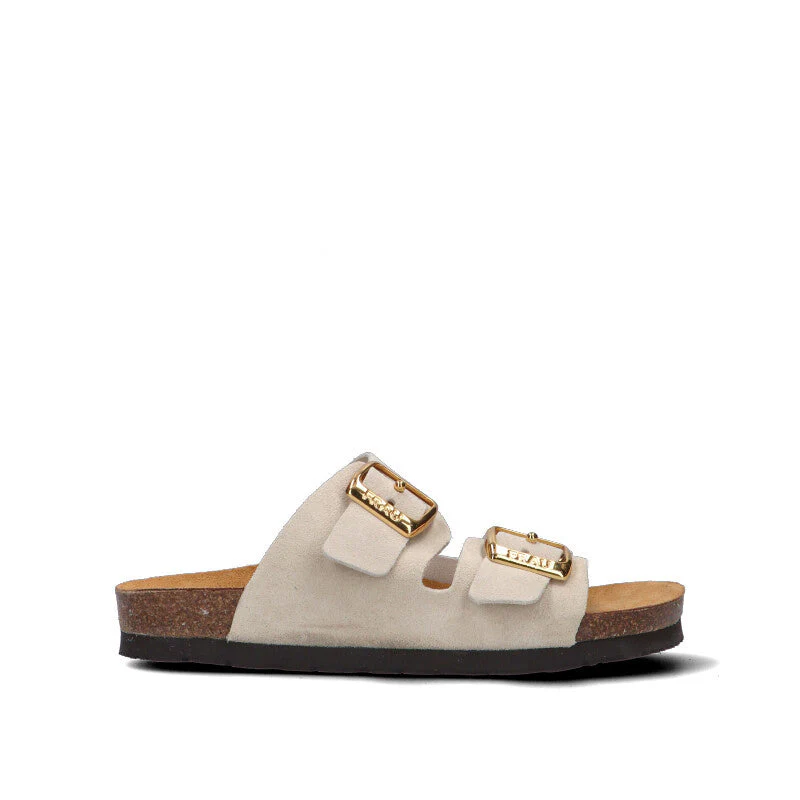 FRAU Ciabatta donna bianca in suede