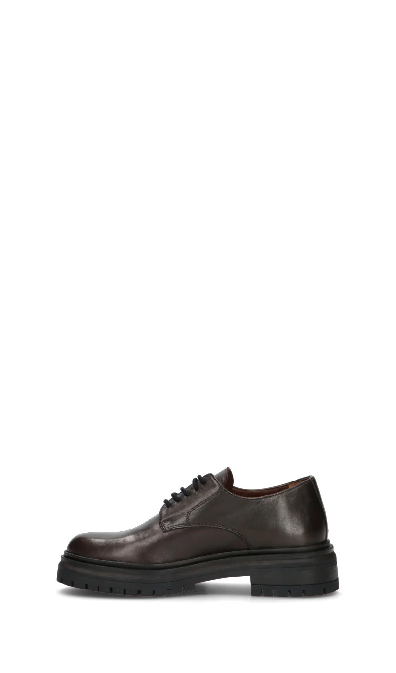 FRICKY Stringata donna marrone in pelle - Image 4