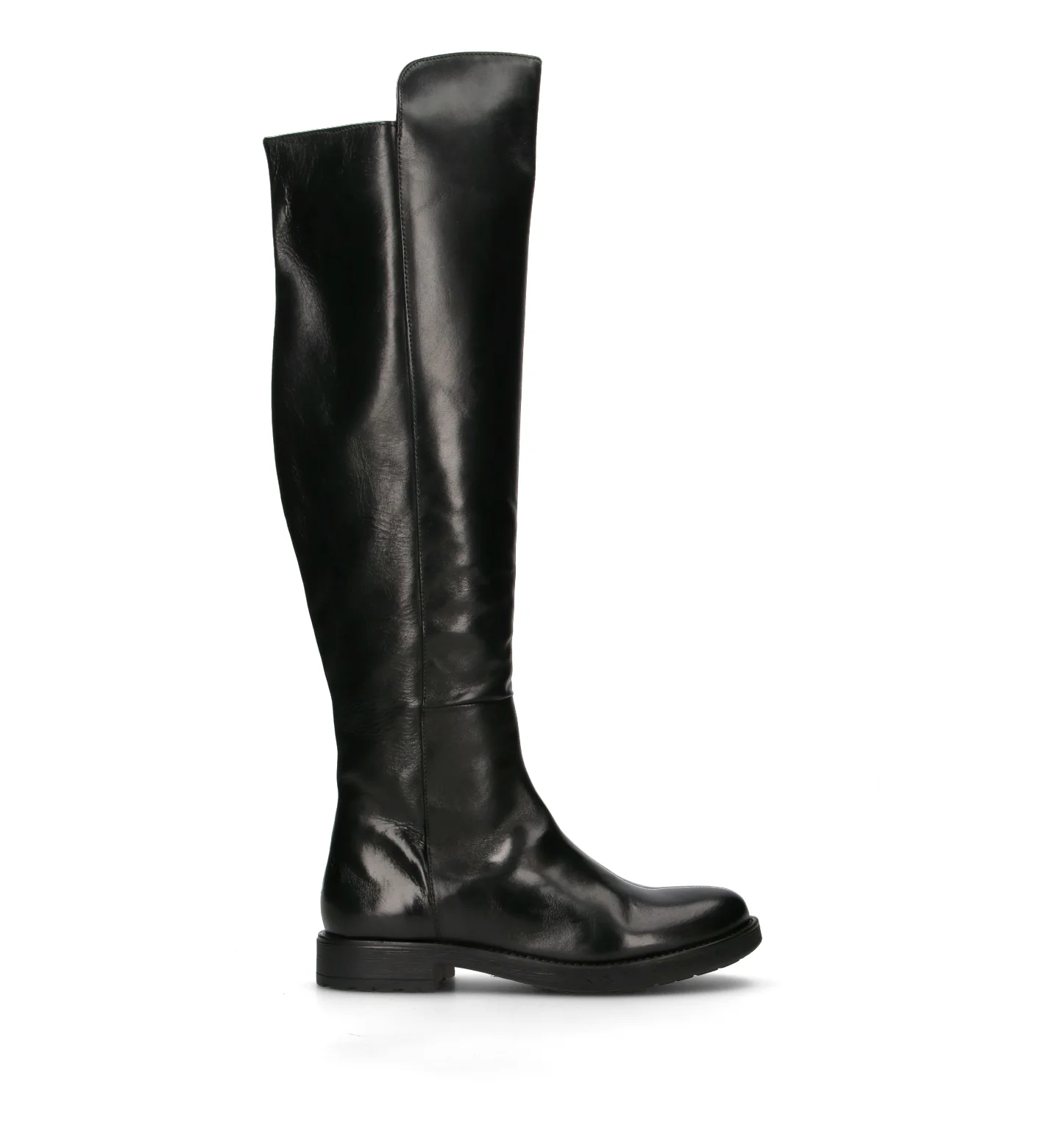 FRICKY Stivale donna nero in pelle