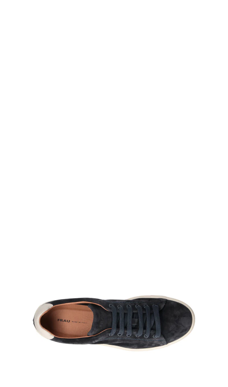FRAU Sneaker uomo blu in suede - Image 5