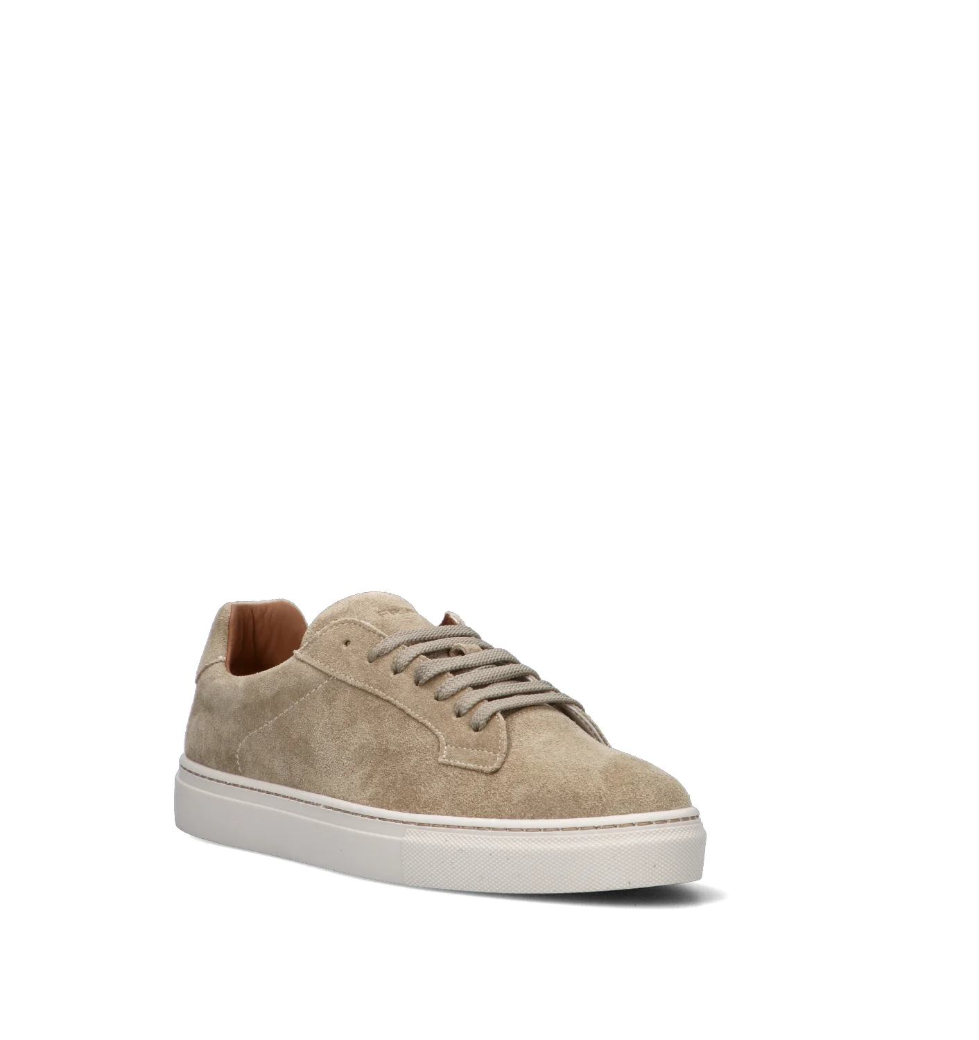FRAU Sneaker uomo beige in suede - Image 2