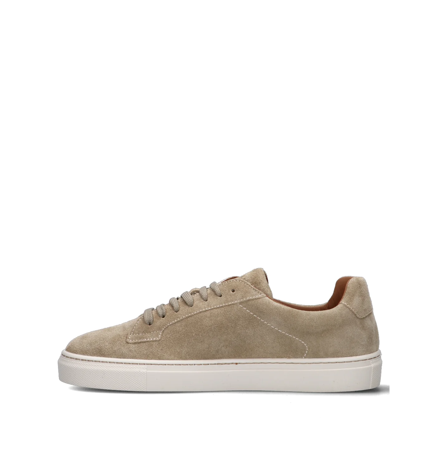 FRAU Sneaker uomo beige in suede - Image 4