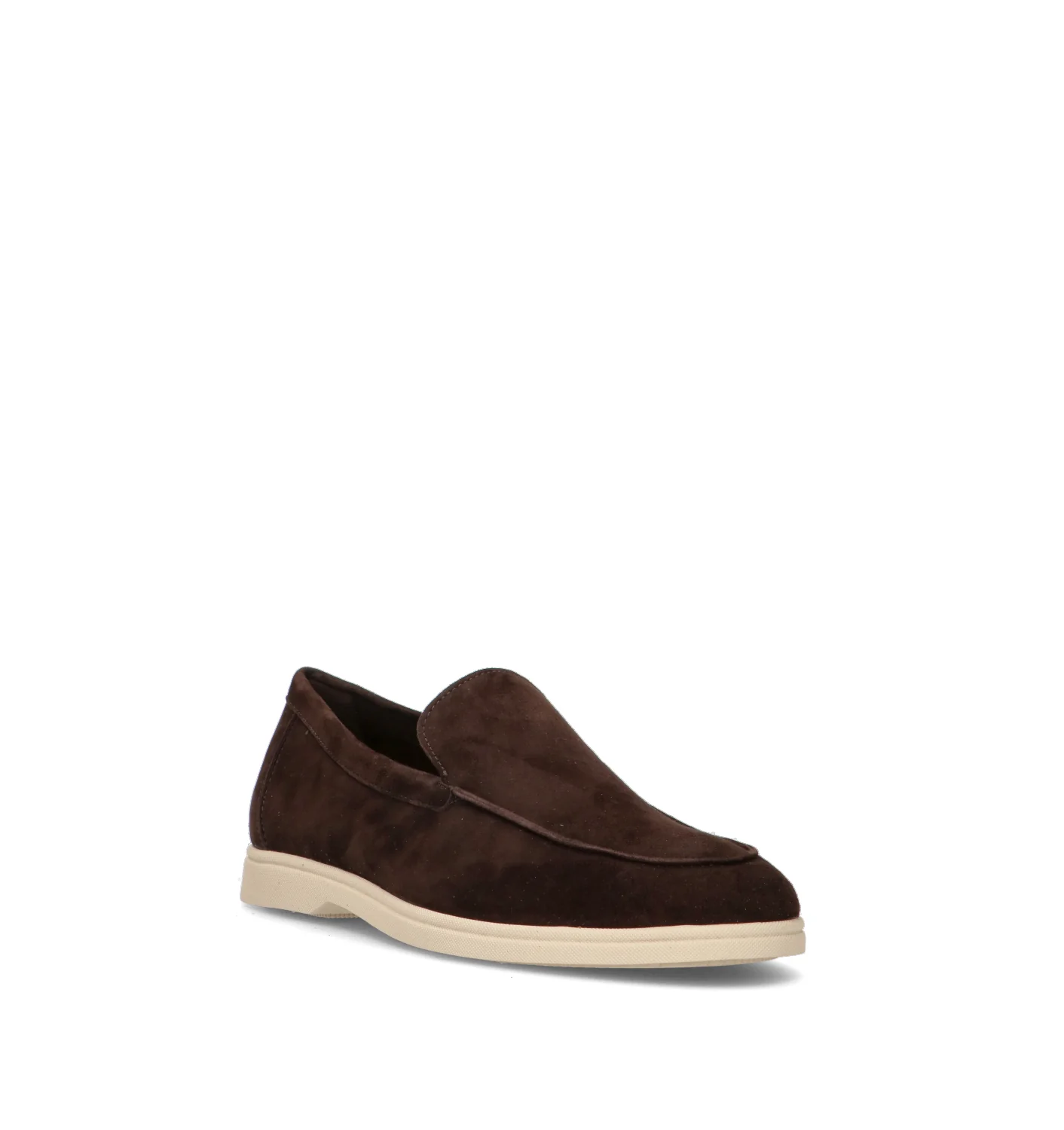 FRAU Mocassino uomo cacao in suede - Image 2