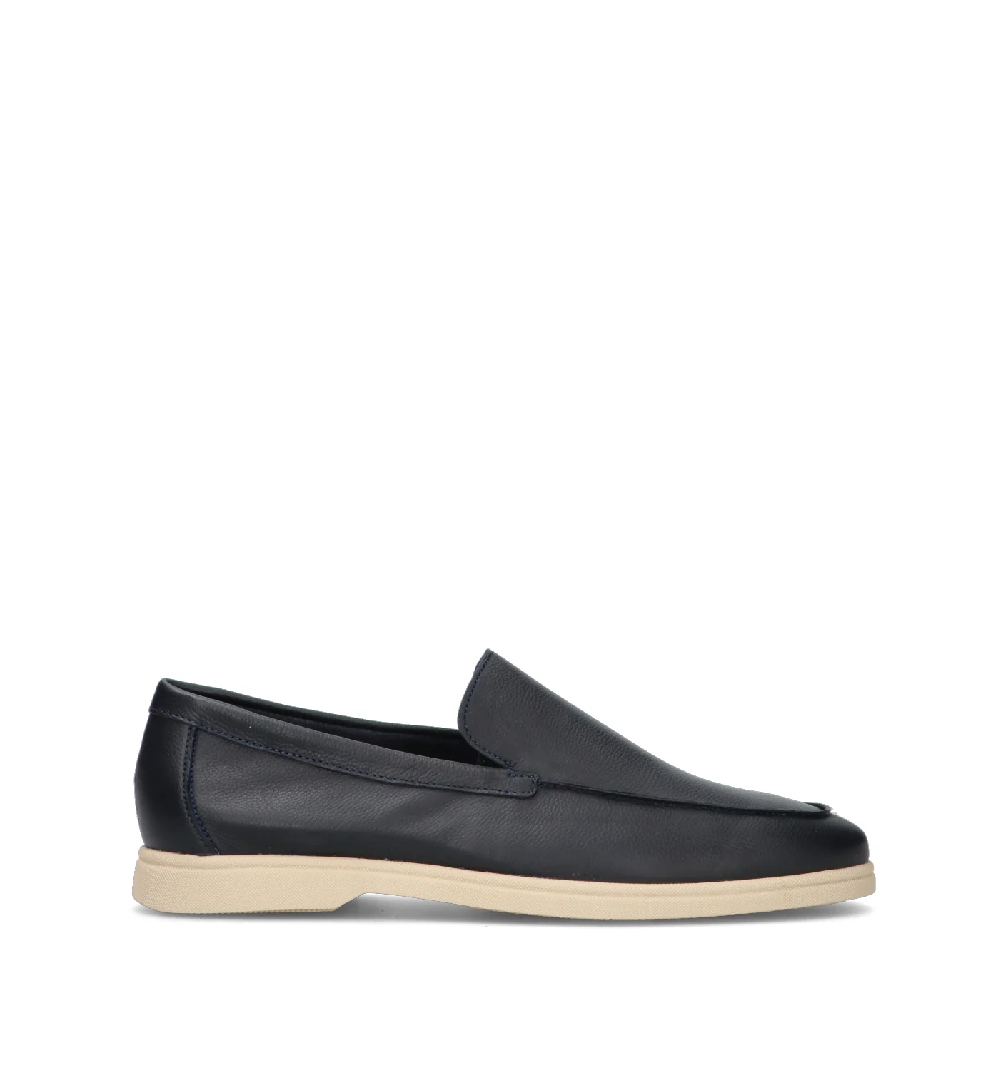 FRAU Mocassino uomo blu in pelle