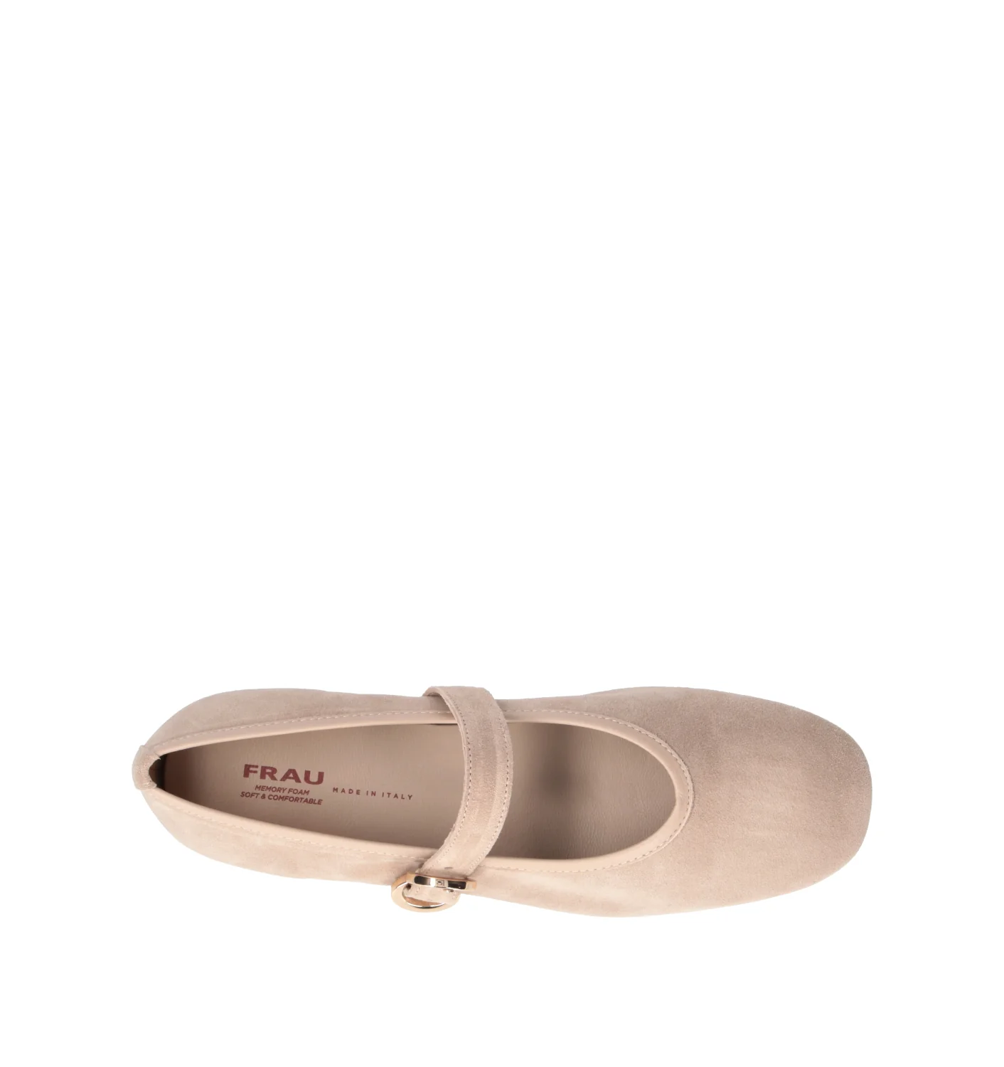 FRAU Ballerina donna taupe in suede - Image 5
