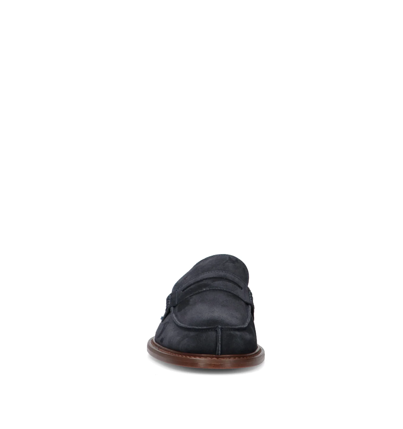 FRAU Mocassino uomo blu in suede - Image 3