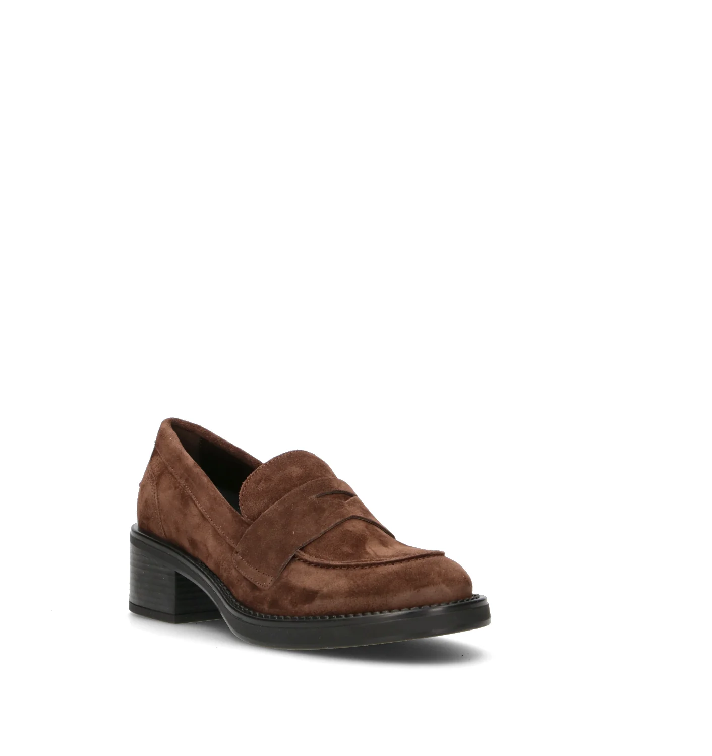 FRAU Mocassino donna marrone in suede - Image 2