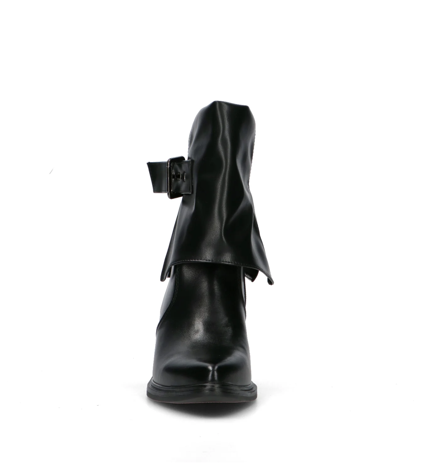 FRICKY Tronchetto donna nero in pelle - Image 3
